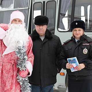 Борские полицейские и общественники  присоединились к новогодней акции «Мандарин» 1