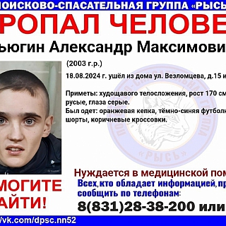 На Бору пропал парень 1