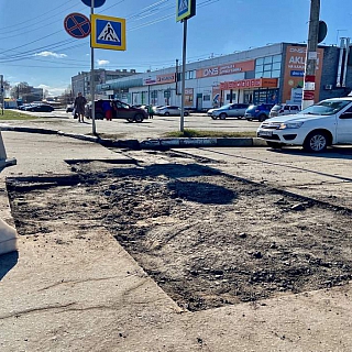 Беспощадный ямочный ремонт на борских дорогах 4