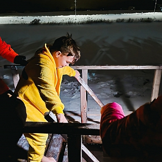 Крещенские купания сильных духом борчан 7