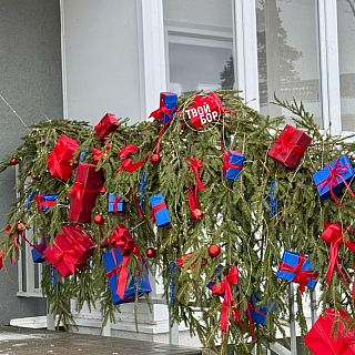 Самый новогодний подъезд на Бору 2