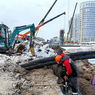 Недалеко от нижегородской станции канатной дороги началось строительство станции метро 5