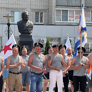 На Бору прошёл торжественный праздник - День Военно-морского флота России 6