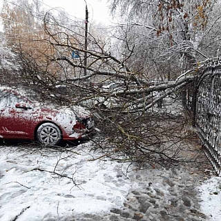 На Бору случился снежный коллапс 3