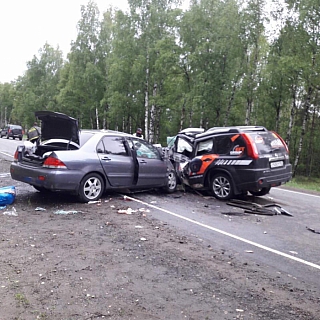 Страшная авария с 4 погибшими произошла на борской трассе 1