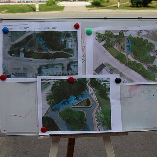 Жители Октябрьского обсудили благоустройство сквера 6