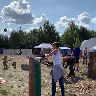 Лесоруб крафт фест прошёл на Бору (видео) 1