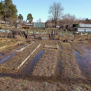Вода уходит, но еще с Борских территорий ушла не вся 2