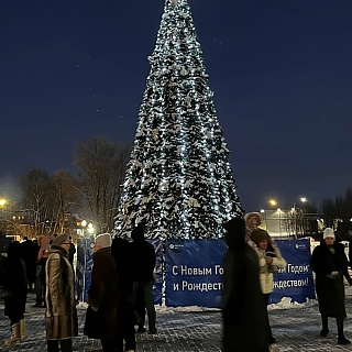 Рождественская ёлка на Бору 1