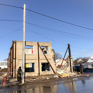 Очередной снос дома для организации парковки в центре Бора 2