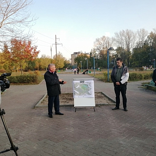 Благоустройство парка им. Максимова начинается на Стекольном 2