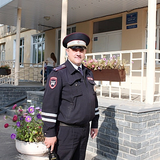 В единый день голосования сотрудники борской полиции  обеспечивали охрану общественного порядка 2