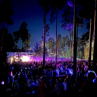 Самая большая дискотека в истории Моховых прошла в День города 1