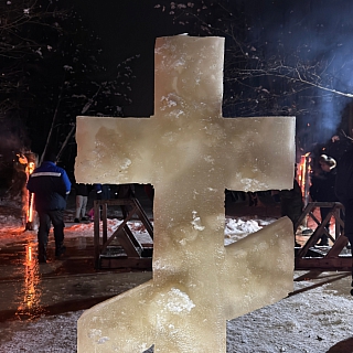 В Большом Пикино прошли Крещенские купания 3