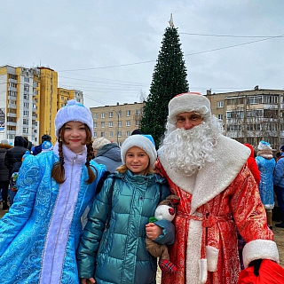 Фестиваль Дедов Морозов прошел 3 января на Бору 4