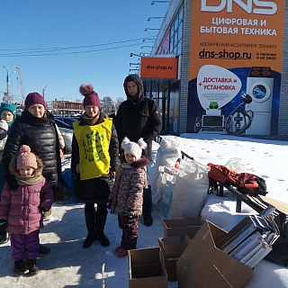 Первая акция по сбору раздельного вторсырья прошла на Бору 2