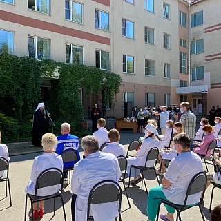 Глеб Никитин и митрополит Нижегородский и Арзамасский Георгий вручили награды борским медикам 1