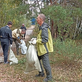 Борские активисты собрали мусор вдоль Волги 4