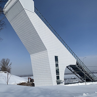 В Нижнем открыли трамплин с отличным видом на Бор! 2