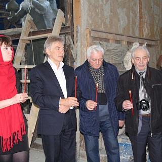 Делегация борчан побывала в городе Жуковский, на предприятии, где будет изготовлен памятник святому великомученику Георгию Победоносцу 10