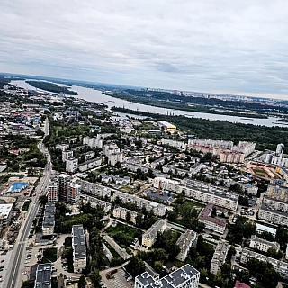 Бор с высоты птичьего полета 1