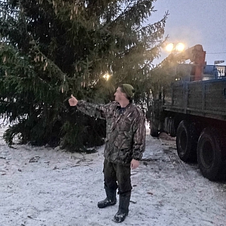 Кантауровцы тоже рады своей ёлке в этом году: 1