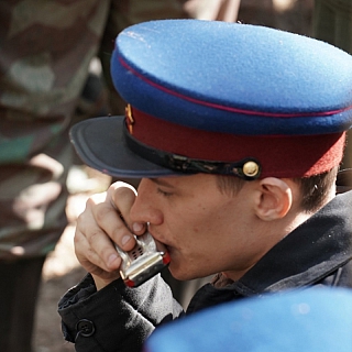 На Моховых прошла военно-историческая реконструкция, посвящённая окончанию Второй мировой войны 9