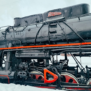 На Бор приезжал ретро-поезд с туристами 2