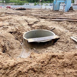 Работы по реконструкции городского коллектора на Стекольном близятся к завершению 2