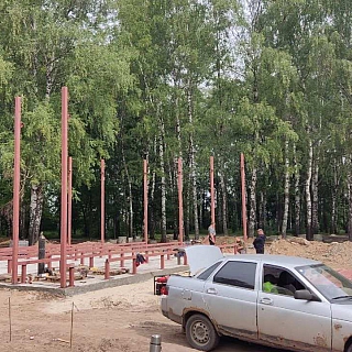 Как продвигается благоустройство в борском парке 7