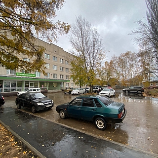 У борской поликлиники новая парковка 1