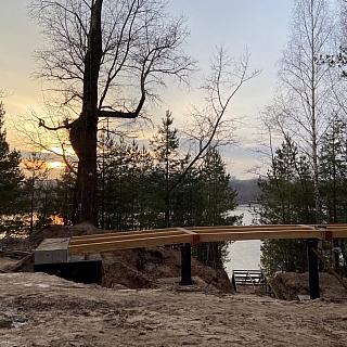 На Моховых появился первый мост и необычный колодец 2