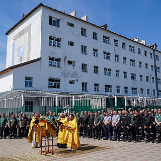 Благочинный Борского округа совершил Божественную литургию в исправительной мужской колонии города Бор 3