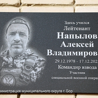 На Бору открыли мемориальные доски героям-землякам 2