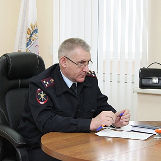 Руководитель борского полицейского ведомства  провел личный прием граждан 2