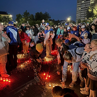 Свеча памяти прошла на Бору 5