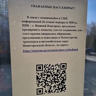 Жители решили бороться с отменой маршрута "Нижний Новгород - ППК"» 1