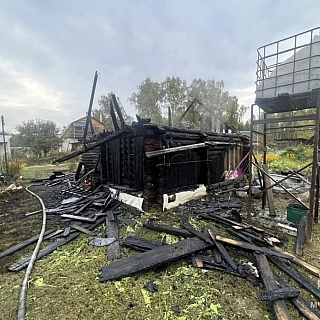 При пожаре в бане в Городищах погиб мужчина 2