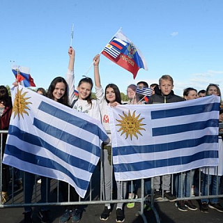 ЧМ-2018: как встречали сборную Уругвая в Нижегородской области. ФОТО 10