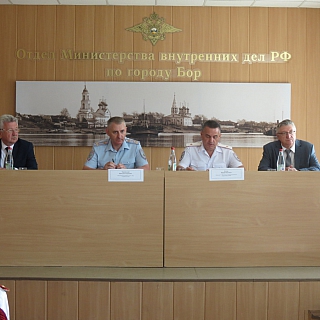 Новым начальником Отдела МВД России по г. Бор  назначен полковник полиции Черновский 4