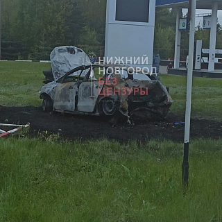 Мужчина сгорел заживо в своем автомобиле 2