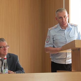 Новым начальником Отдела МВД России по г. Бор  назначен полковник полиции Черновский 9