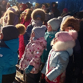 Рождественская ёлка на Бору 2