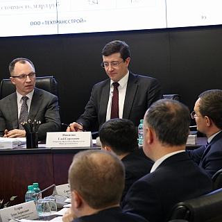 Глеб Никитин и руководитель Росморречфлота Юрий Цветков провели совещание по вопросам строительства низконапорного гидроузла под Нижним Новгородом 2