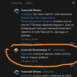 Борский активист приглашает с лопатами в парк! 2