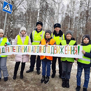 Письма водителям написали борские школьники 1