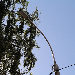 Реконструкция линий уличного освещения проведена в микрорайоне Стеклозавода 2