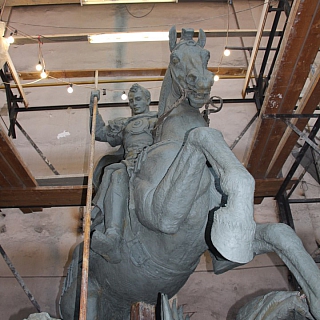 Делегация борчан побывала в городе Жуковский, на предприятии, где будет изготовлен памятник святому великомученику Георгию Победоносцу 4