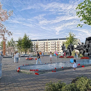 Борчанам вновь предложили высказаться по поводу благоустройства улицы Ленина 5