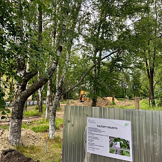 Борский мэр проинспектировал благоустройство в Неклюдово 1